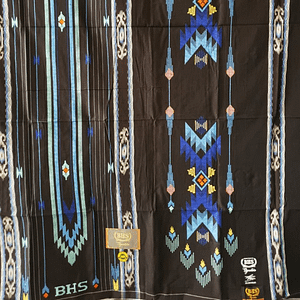 Original Macawis BHS Signature SID Gold Silk Ikat Weaving brown