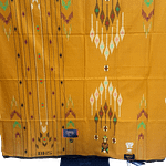 Original Macawis BHS SSE Ms Gold Signature-Mercerized Silk-Handloom Songket yellow