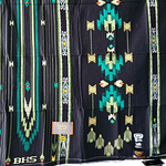 Original Macawis BHS Signature SID Gold Silk Ikat Weaving black green